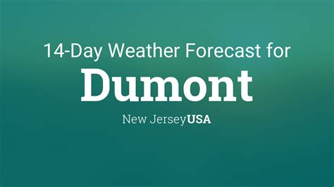 Dumont nj weather - NOAA National Weather Service National Weather Service. Toggle navigation. HOME; FORECAST . Local; Graphical; Aviation; Marine; Rivers and Lakes; Hurricanes; Severe …